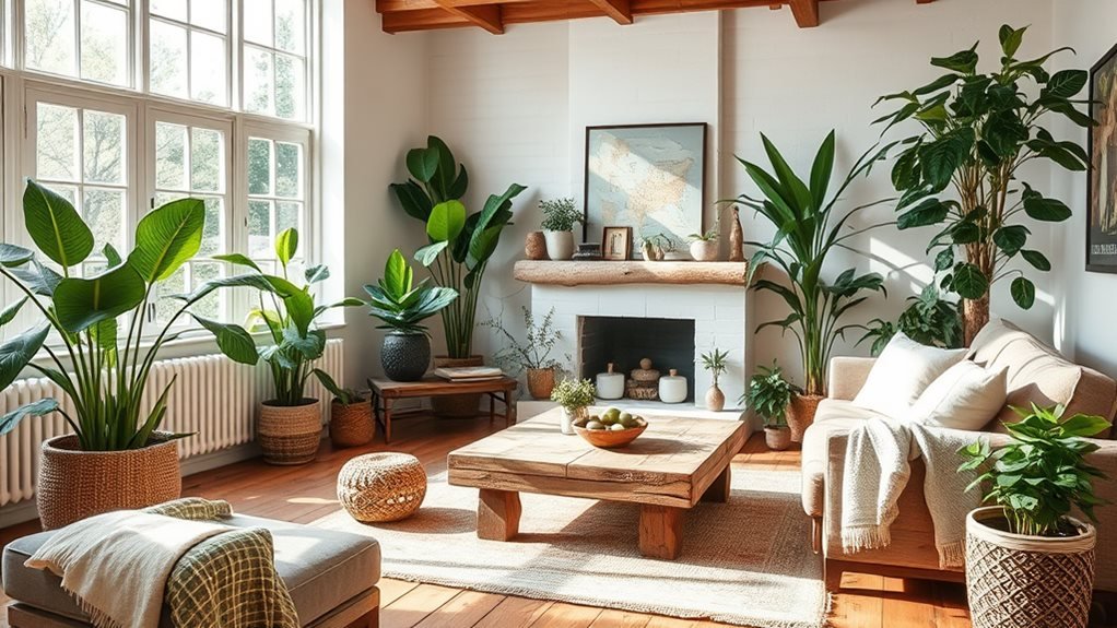 Sustainable Natural Living Room Decor Ideas for 2024
